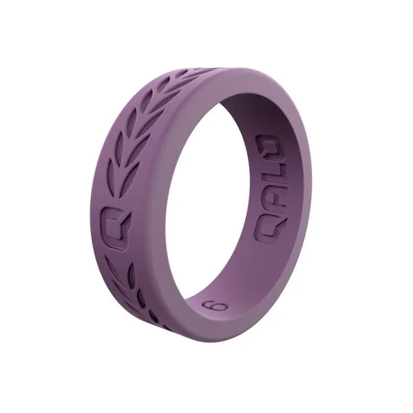 Qalo lilac laurel silicone ring. Holliday Jewelry Klamath Falls, OR