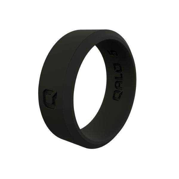 Qalo Q2X black silicone ring. Holliday Jewelry Klamath Falls, OR