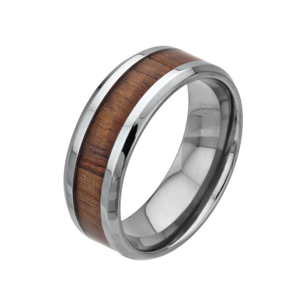 Titanium and Wood Ring Holliday Jewelry Klamath Falls, OR