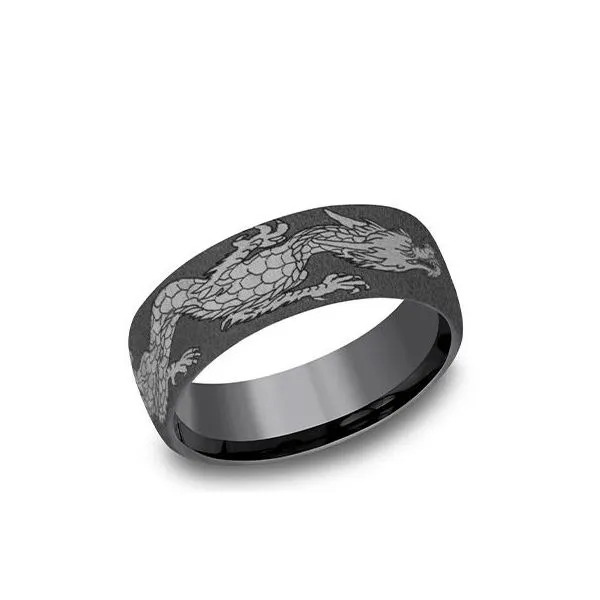 Powerfull Brush Dragon Tantalum Band Holliday Jewelry Klamath Falls, OR