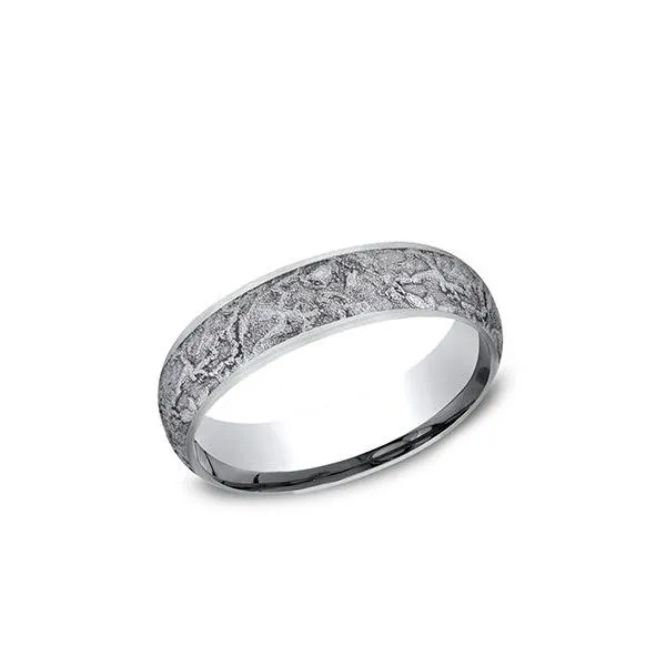 Rich Cobalt Splatter Band 6MM Holliday Jewelry Klamath Falls, OR