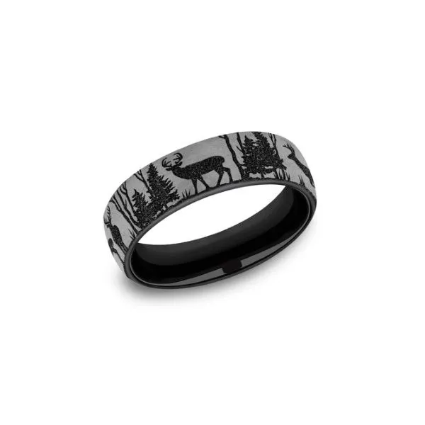 Must Have Titanium Treeline Band Holliday Jewelry Klamath Falls, OR