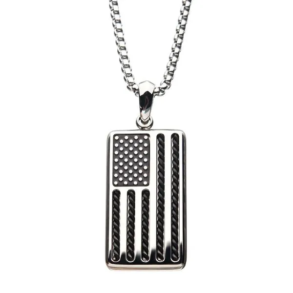 Patriotic American Flag Pendant Holliday Jewelry Klamath Falls, OR