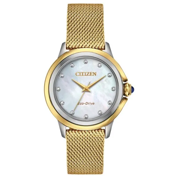 Citizen Eco Drive Diamond & Mother of Pearl Watch Holliday Jewelry Klamath Falls, OR