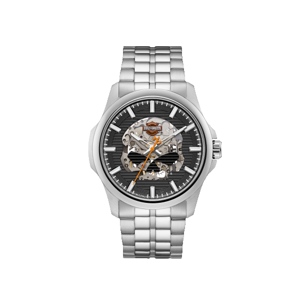 Harley Davidson silver tone skull watch Holliday Jewelry Klamath Falls, OR