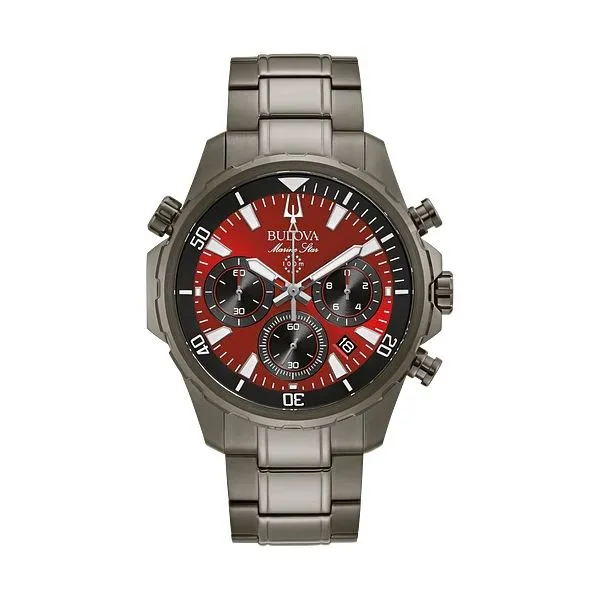 Bulova red face watch discount