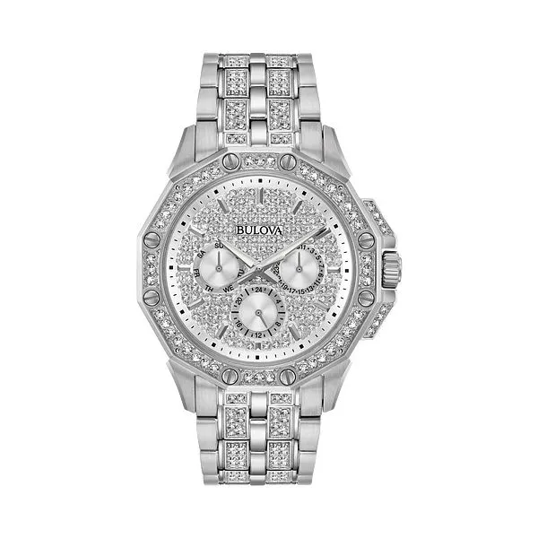 Bulova diamond mens watch on sale