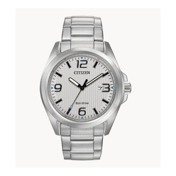 Classic watch styling designed for the man of today. In stainless steel with a silver dial and date feature. Featuring our Eco-D Holliday Jewelry Klamath Falls, OR