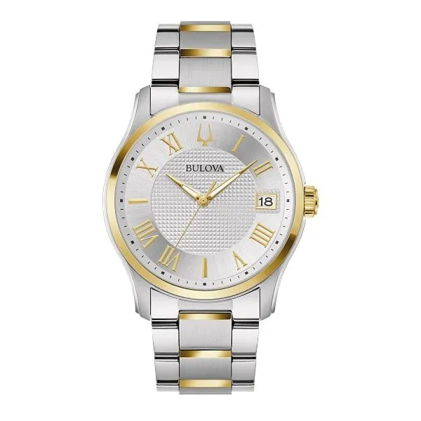 Bulova Wilton Two Tone Stainless Steel Watch Holliday Jewelry Klamath Falls, OR