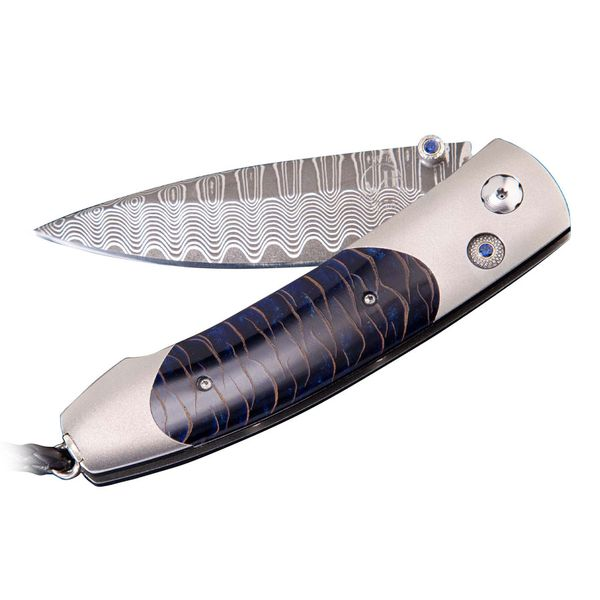 Monarch 'The Blues' knife by William Henry. Holliday Jewelry Klamath Falls, OR