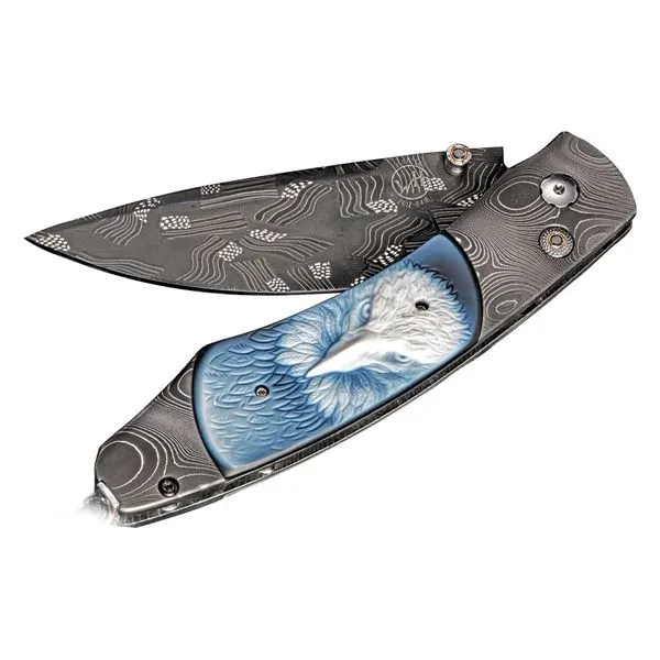 The William Henry 'Dignity' Spearpoint knife. Holliday Jewelry Klamath Falls, OR