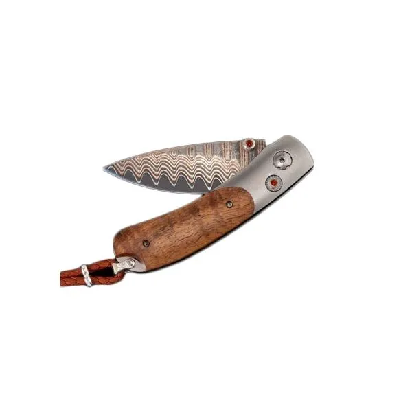 Kestrel 'Curly' knife by William Henry Holliday Jewelry Klamath Falls, OR