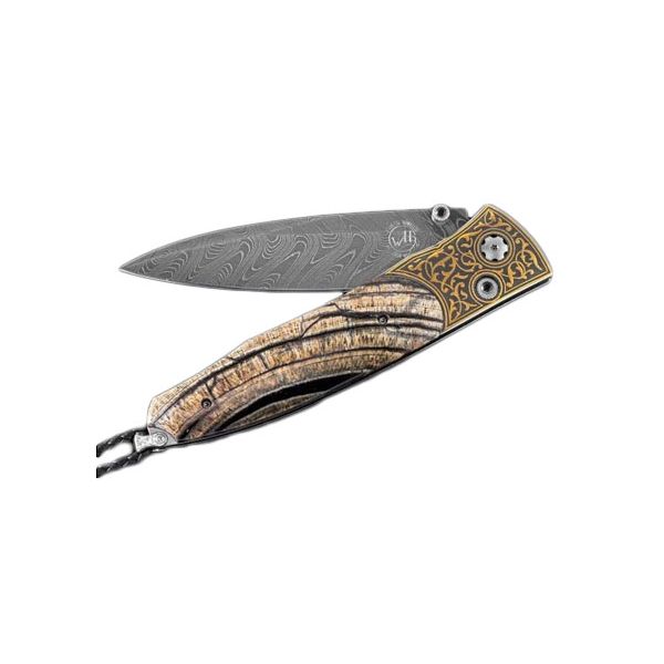 Gentac 'Golden Eye' pocket knife by William Henry Holliday Jewelry Klamath Falls, OR