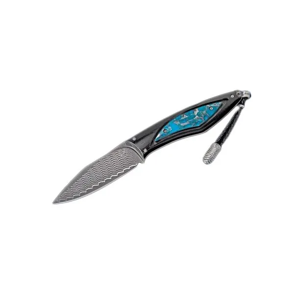Fixed blade knife by William Henry Holliday Jewelry Klamath Falls, OR