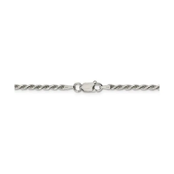 Sterling silver 1.5MM diamond cut rope chain Holliday Jewelry Klamath Falls, OR