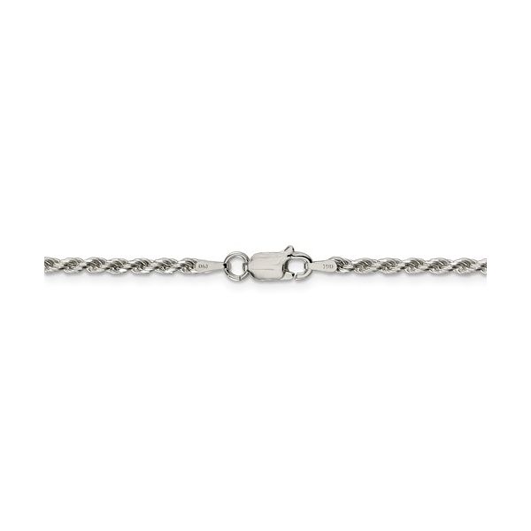 Sterling silver 1.5MM diamond cut rope chain Holliday Jewelry Klamath Falls, OR
