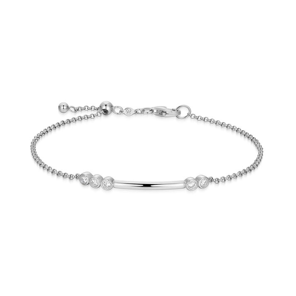 Lab-Created Diamond Bar Bolo Bracelet Holliday Jewelry Klamath Falls, OR