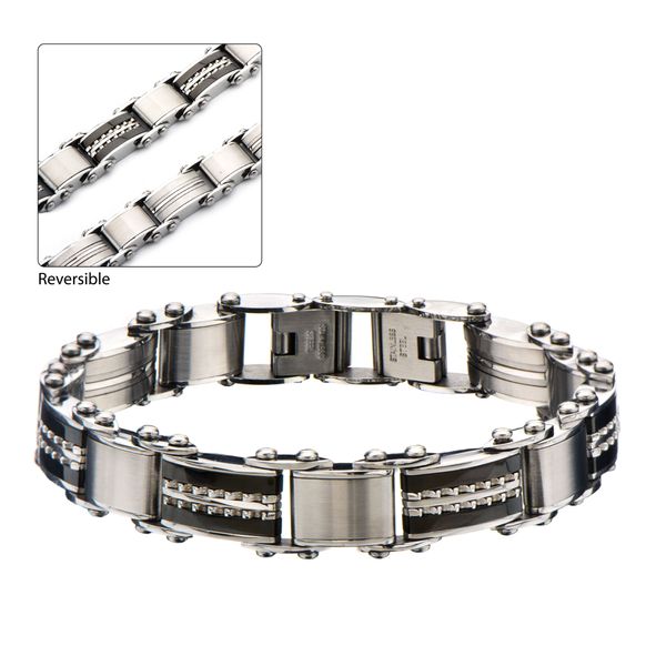 Uniquely you stainless steel reversible bracelet. Holliday Jewelry Klamath Falls, OR