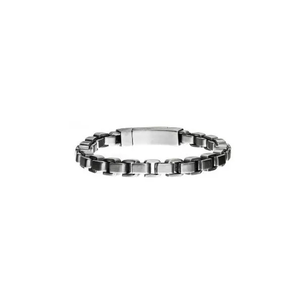 Oustanding Bold Box Stainless Steel Bracelet Holliday Jewelry Klamath Falls, OR