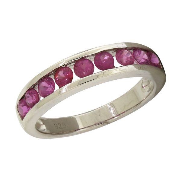 Genuine pink sapphire ring. Holliday Jewelry Klamath Falls, OR