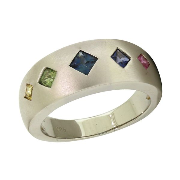 Genuine rainbow sapphire ring. Holliday Jewelry Klamath Falls, OR