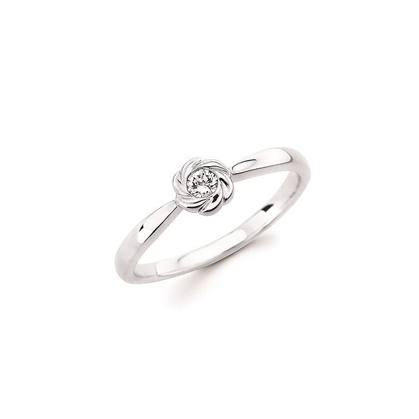 Sterling silver diamond ring. Holliday Jewelry Klamath Falls, OR