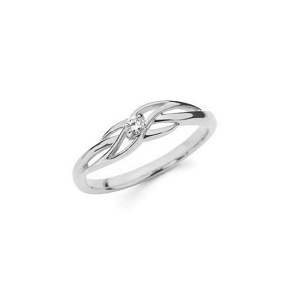 Sterling Silver and Diamond Promise Ring Holliday Jewelry Klamath Falls, OR