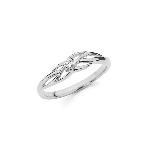 Sterling Silver and Diamond Promise Ring Holliday Jewelry Klamath Falls, OR