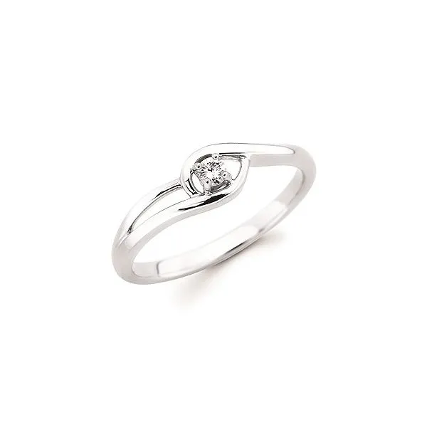 Sterling silver diamond ring. Holliday Jewelry Klamath Falls, OR