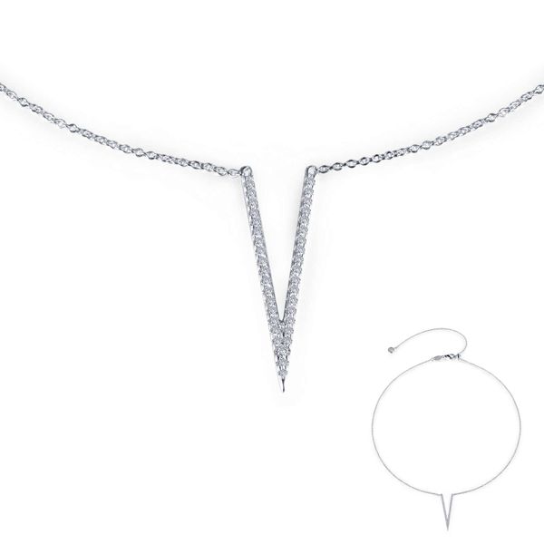 Pave V Choker Necklace Holliday Jewelry Klamath Falls, OR