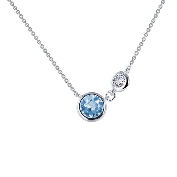 Bezel Set Aquamarine Pendant Holliday Jewelry Klamath Falls, OR