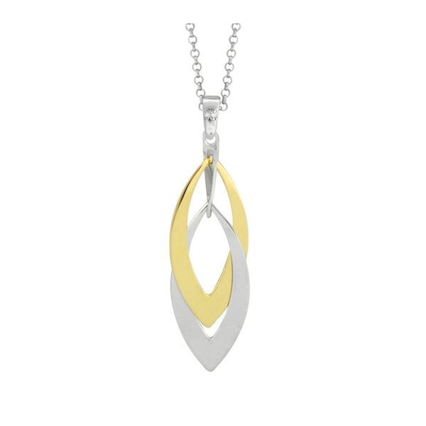 Frederic Duclos two-tone necklace. Holliday Jewelry Klamath Falls, OR