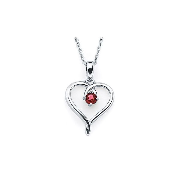 Simulated Garnet Pendant Holliday Jewelry Klamath Falls, OR