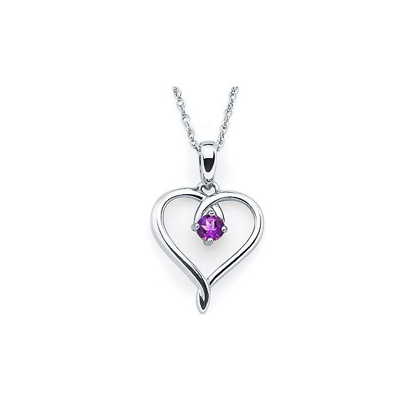 Sterling silver heart pendant. Holliday Jewelry Klamath Falls, OR