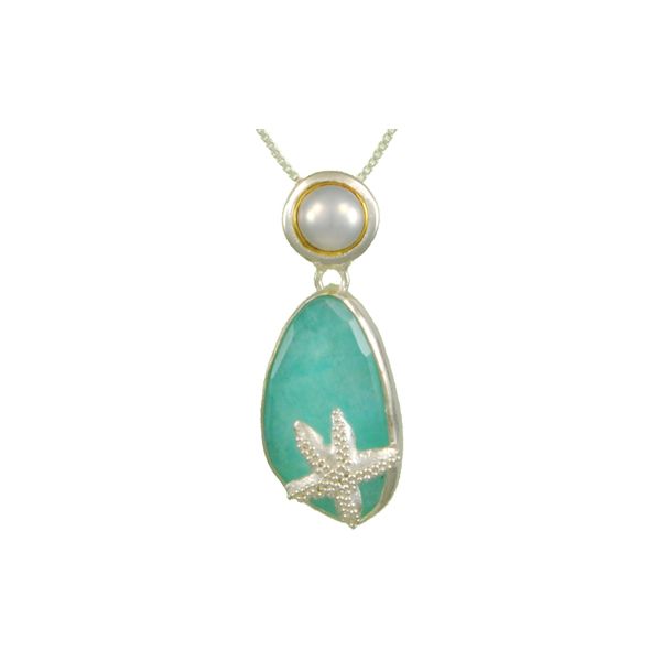 Sterling silver starfish pendant. Holliday Jewelry Klamath Falls, OR