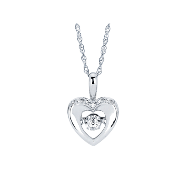 Beautiful Diamond Heart Necklace Holliday Jewelry Klamath Falls, OR
