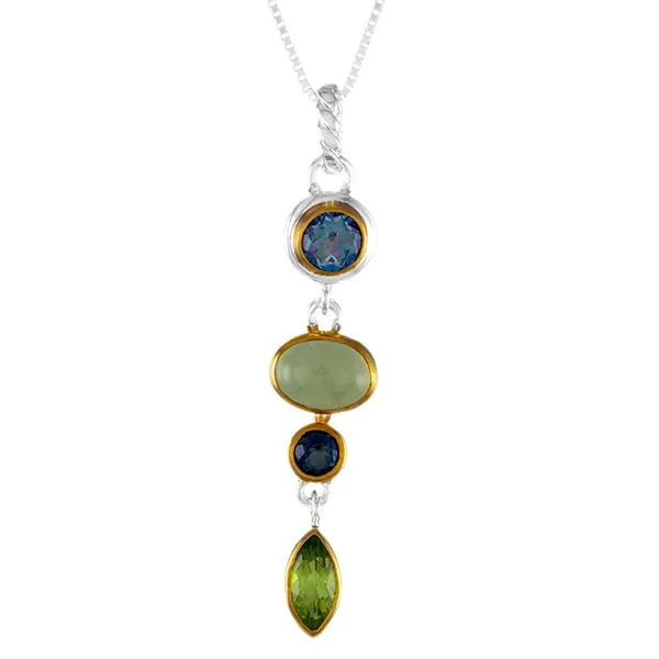 Must Have Multi-Stone Sterling Silver Pendant Holliday Jewelry Klamath Falls, OR