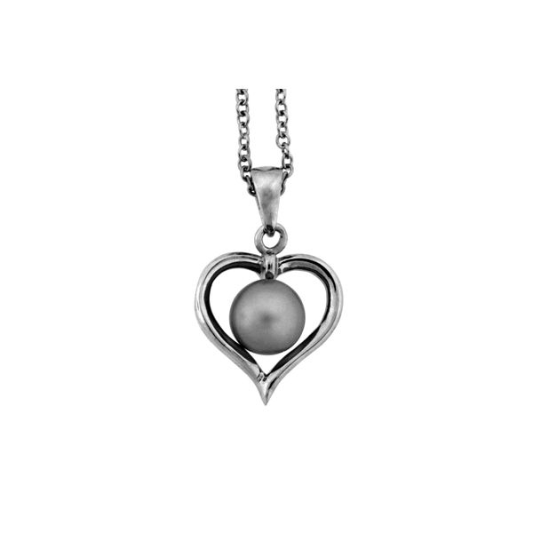 Sterling silver heart pendant. Holliday Jewelry Klamath Falls, OR