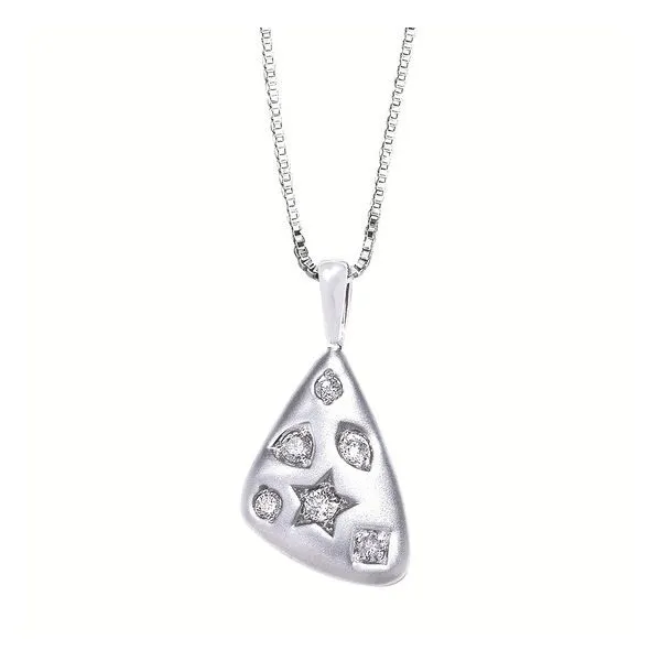 Diamond pendant with cosmo look of stars Holliday Jewelry Klamath Falls, OR
