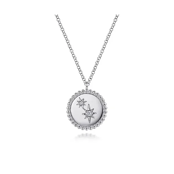 Gabriel Sterling Silver Diamond Star Pendant Holliday Jewelry Klamath Falls, OR