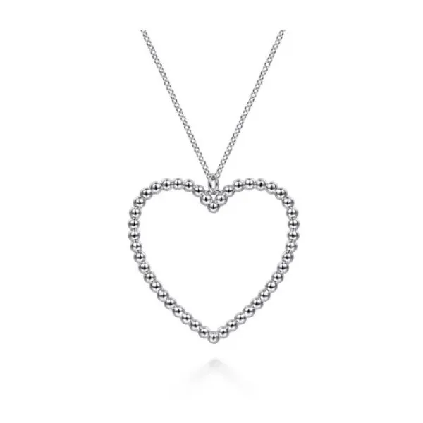 Sterling silver bujukan heart pendant. Holliday Jewelry Klamath Falls, OR