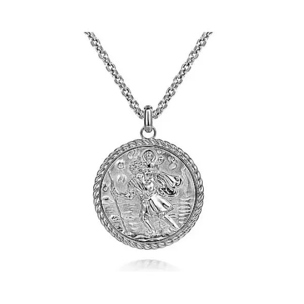 Outstanding Sterling Silver St. Christopher Pendant *Chain Not Included Holliday Jewelry Klamath Falls, OR