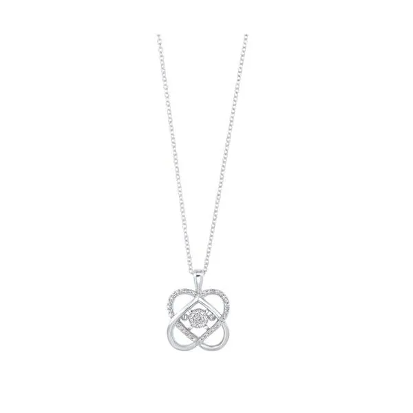 Sterling Silver Loves Crossing Diamond Pendant Holliday Jewelry Klamath Falls, OR