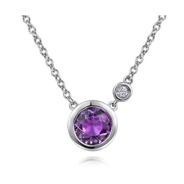 Alluring Amethyst and diamond necklace Holliday Jewelry Klamath Falls, OR