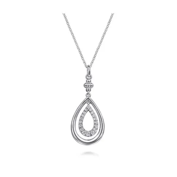 Make a statement in this sterling silver bujukan drop necklace. Holliday Jewelry Klamath Falls, OR