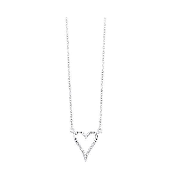 Sterling Silver Diamond Heart Pendant Holliday Jewelry Klamath Falls, OR