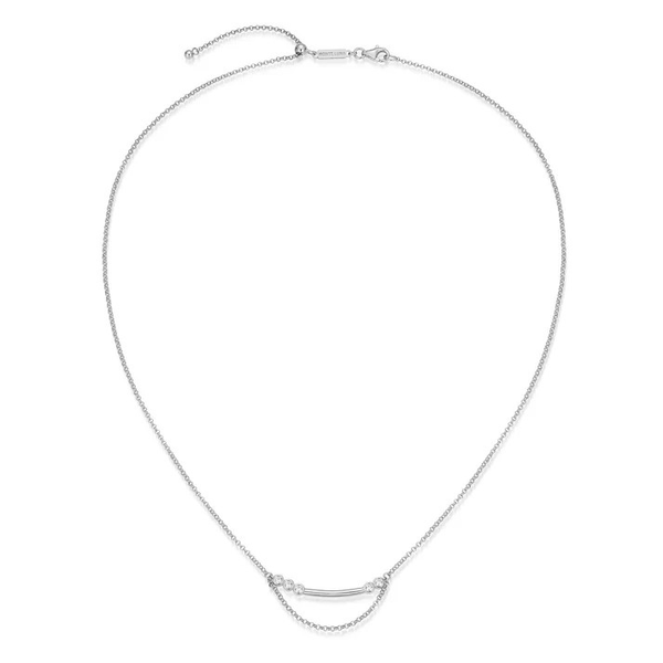 Lab-Created Diamond Bar Bolo Necklace Holliday Jewelry Klamath Falls, OR