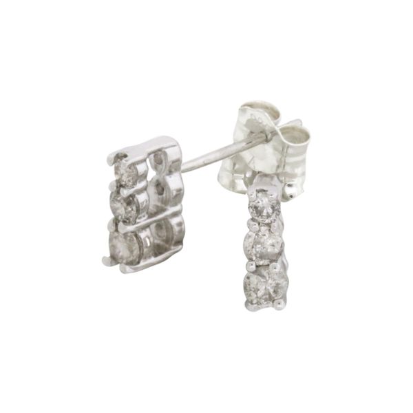Three Stone Diamond Earrings Holliday Jewelry Klamath Falls, OR