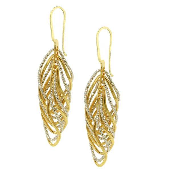 Frederic Duclos two tone drop earrings Holliday Jewelry Klamath Falls, OR