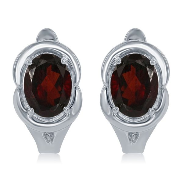 Glowing Sterling Silver Garnet Earrings Holliday Jewelry Klamath Falls, OR